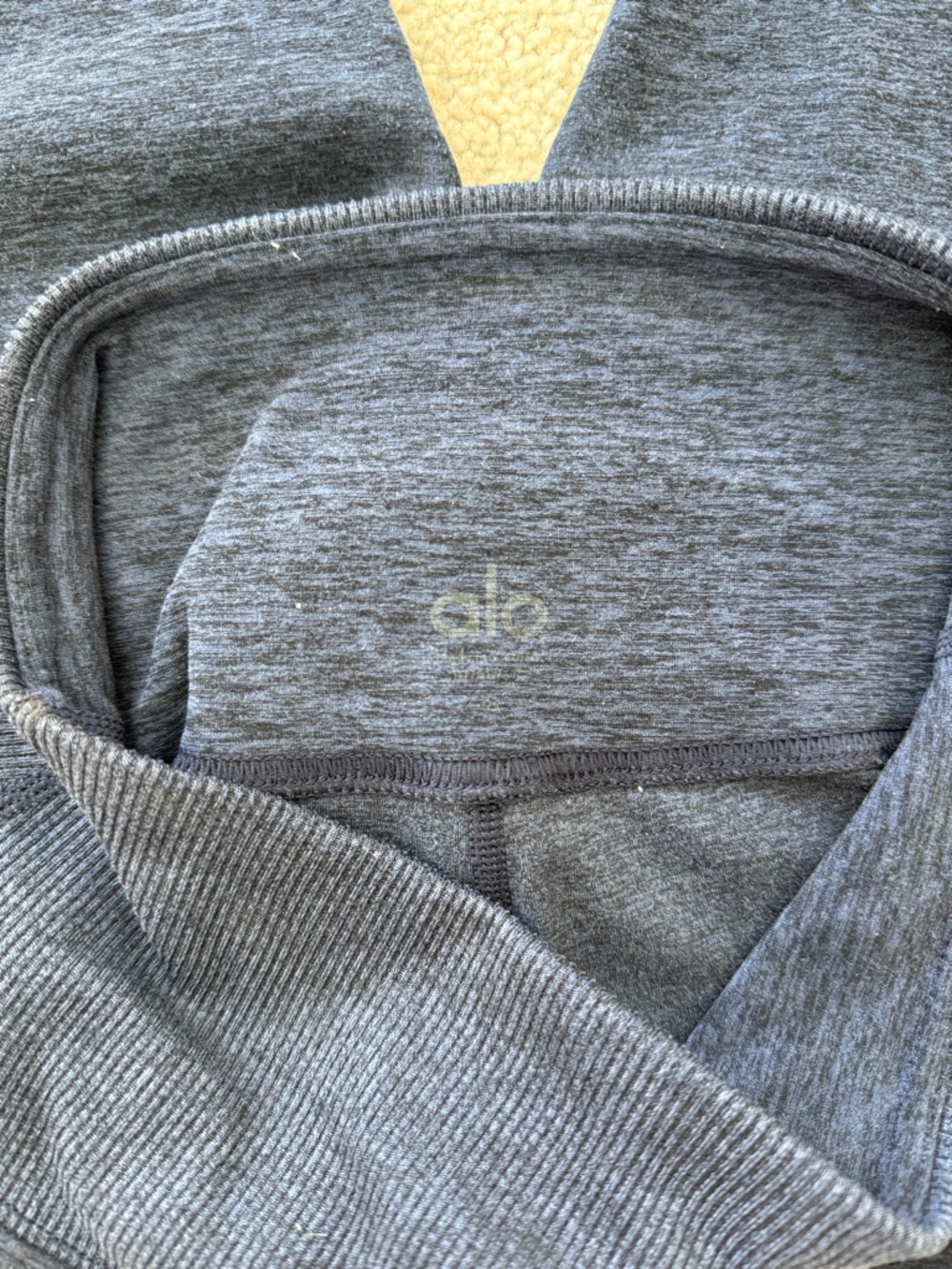ALO Yoga Navy Heather High-Waist Leggings - Picture 5 of 5